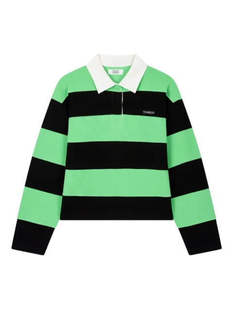 STUDIO TOMBOY Rugby polo-collar sweatshirt 