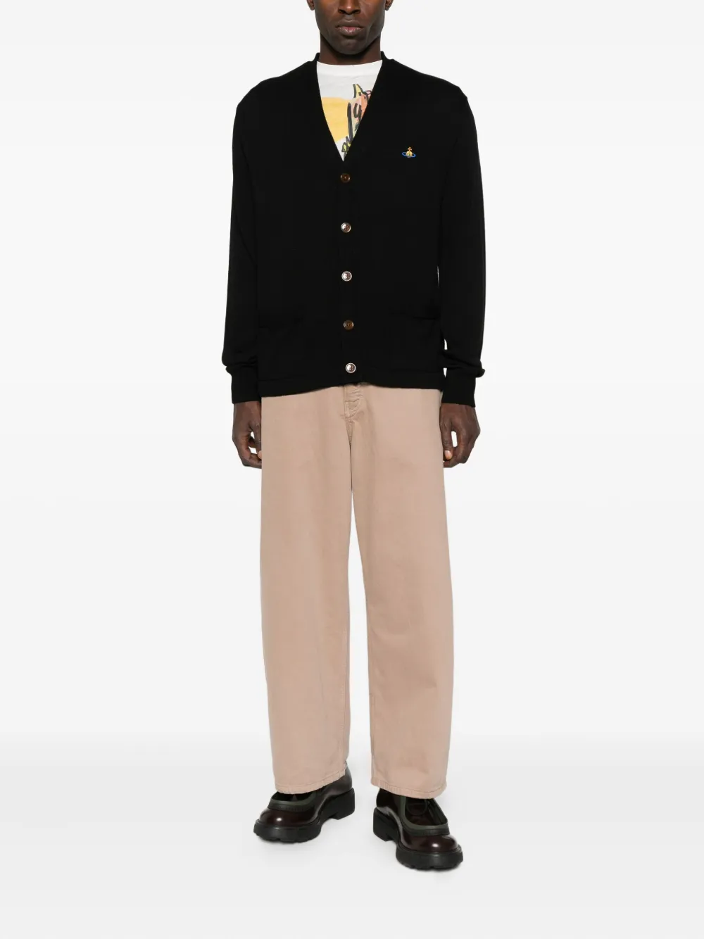 Vivienne Westwood logo-embroidered patch-pocket cardigan | Cardigans | Image 2