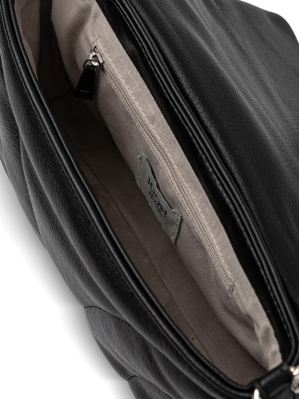 Joop! Gewatteerde crossbodytas met kettinghengsel Zwart