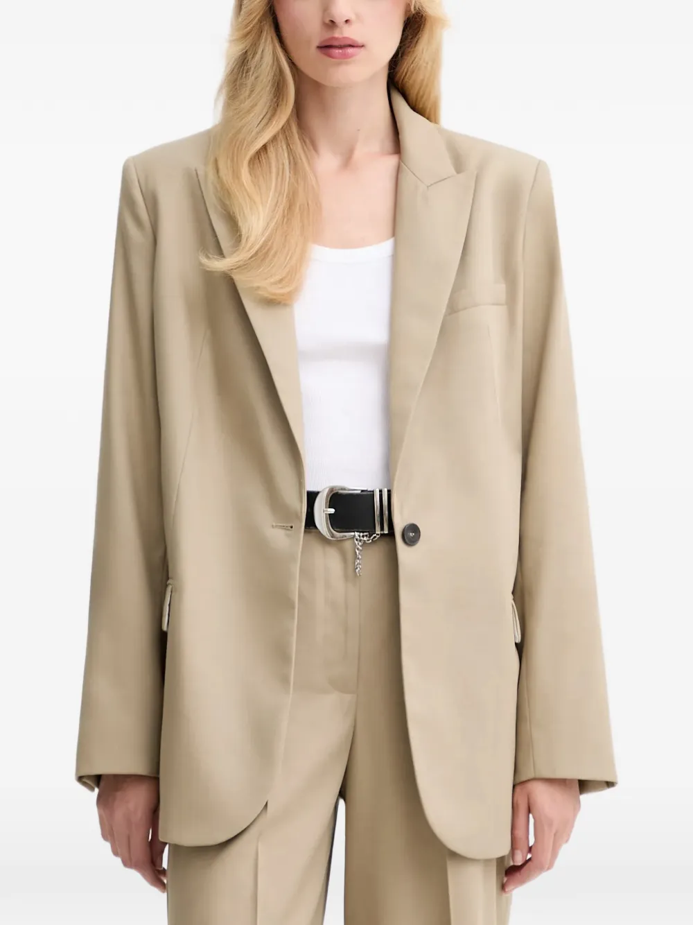 IRO Sannie button blazer - Toni neutri