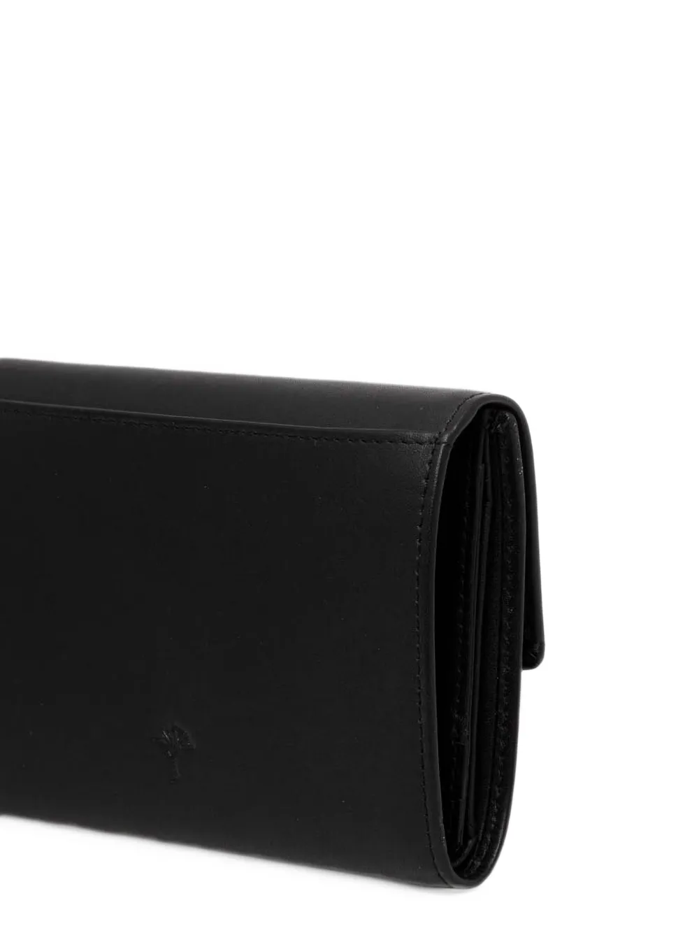 Joop! logo-plaque leather wallet Zwart
