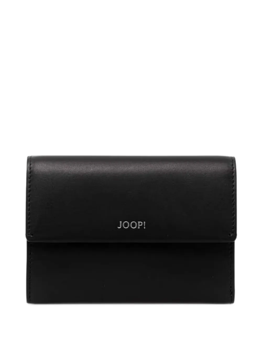 Joop! logo-plaque leather wallet - Schwarz