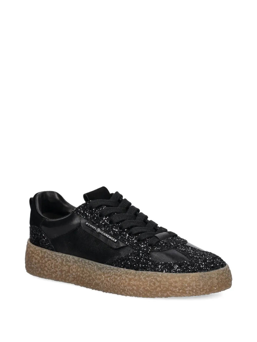 Kennel & Schmenger glitter low-top sneakers Zwart