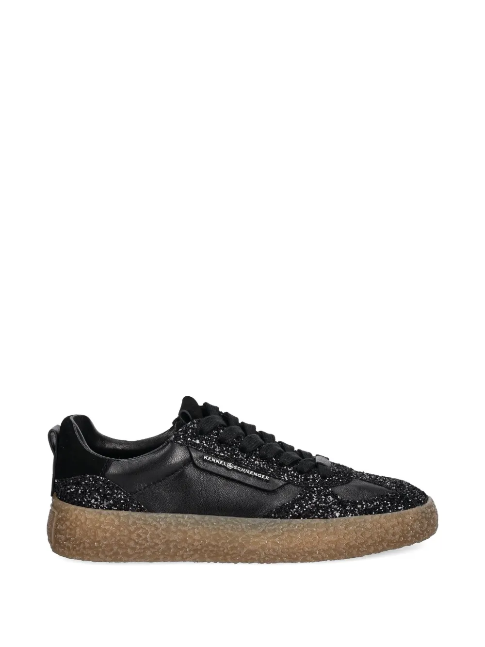 Kennel & Schmenger glitter low-top sneakers Zwart