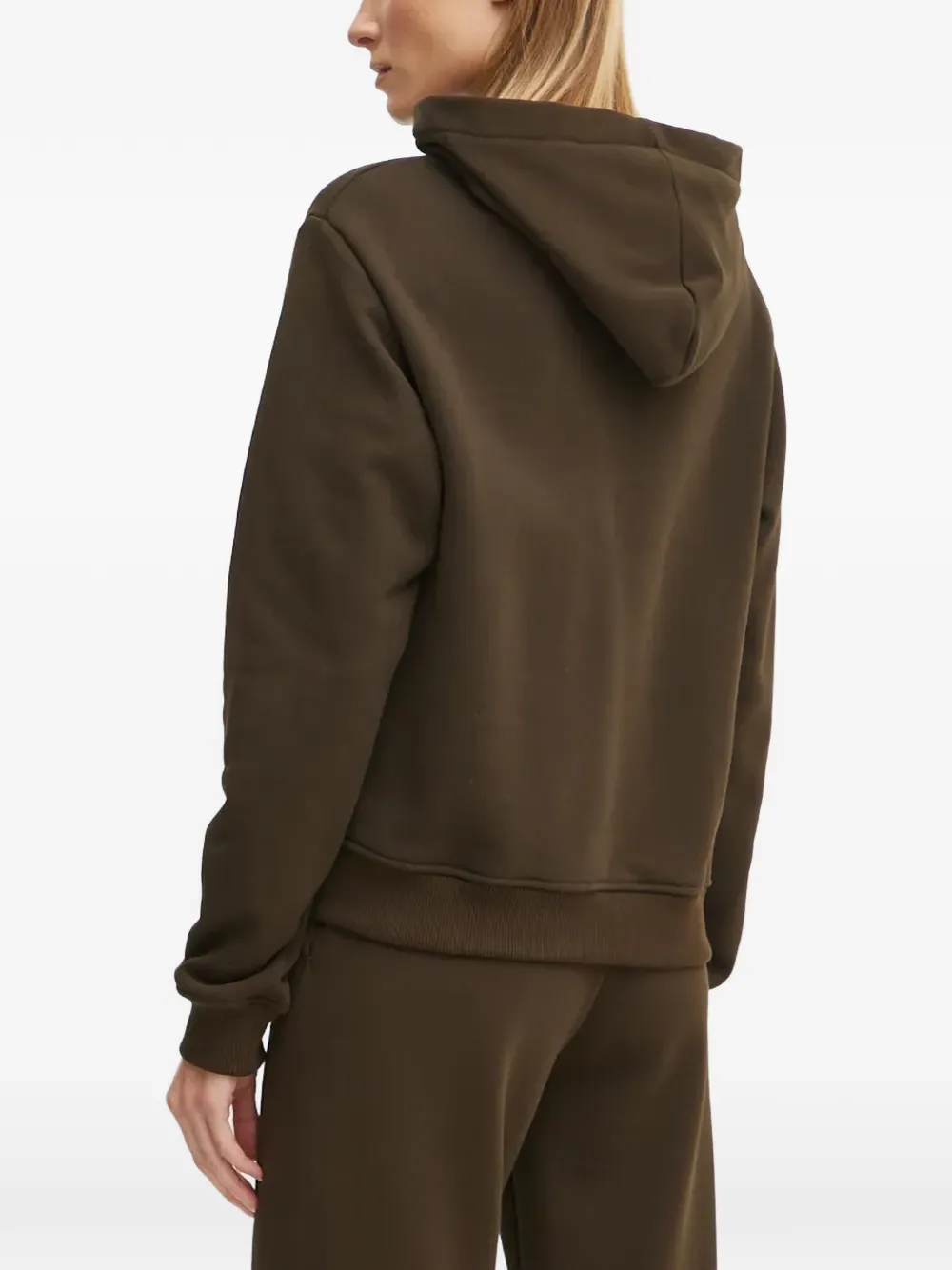 La Mania Hoodie met logoprint Bruin