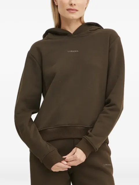 La Mania logo-print hoodie