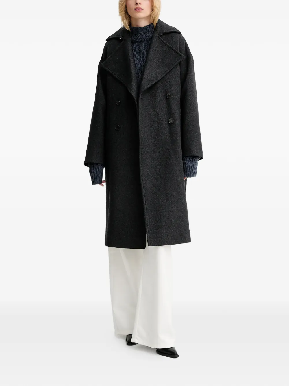  Iro Mealia Belted Coat - Grey 