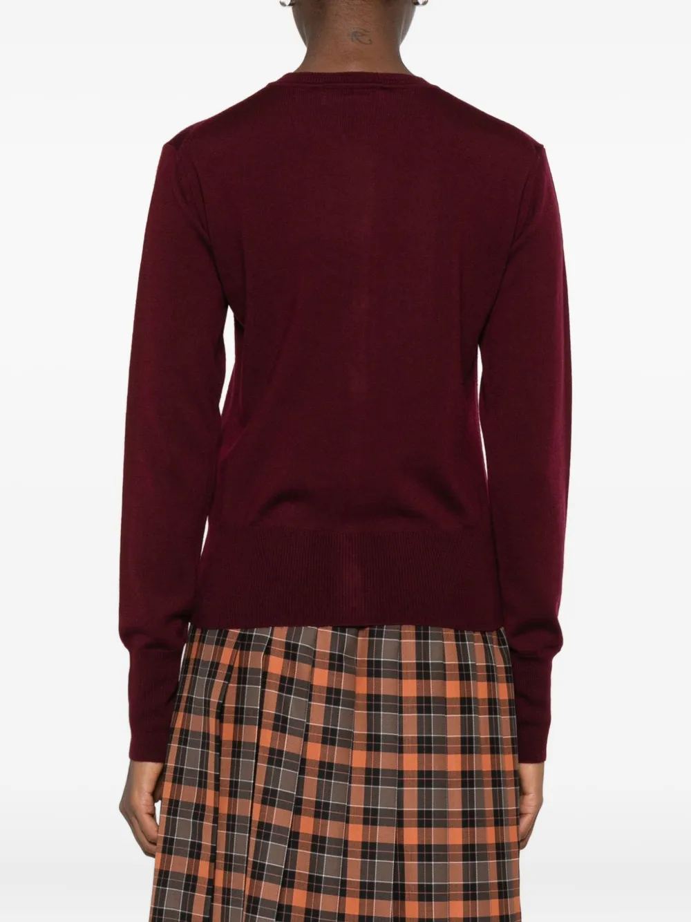 Vivienne Westwood Orb-embellished Button Cardigan In Red