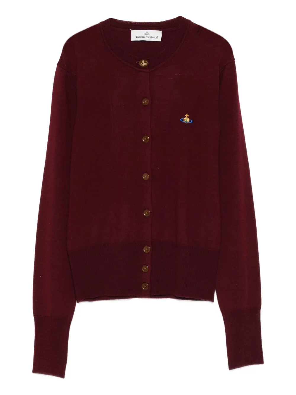 Vivienne Westwood orb-embellished button cardigan | Red | Image 1