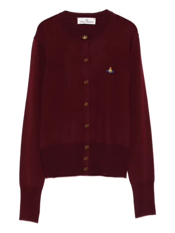 ヴィヴィアン　カーディガン　オーブ Vivienne Westwood オーブ カーディガン | レッド | FARFETCH JP