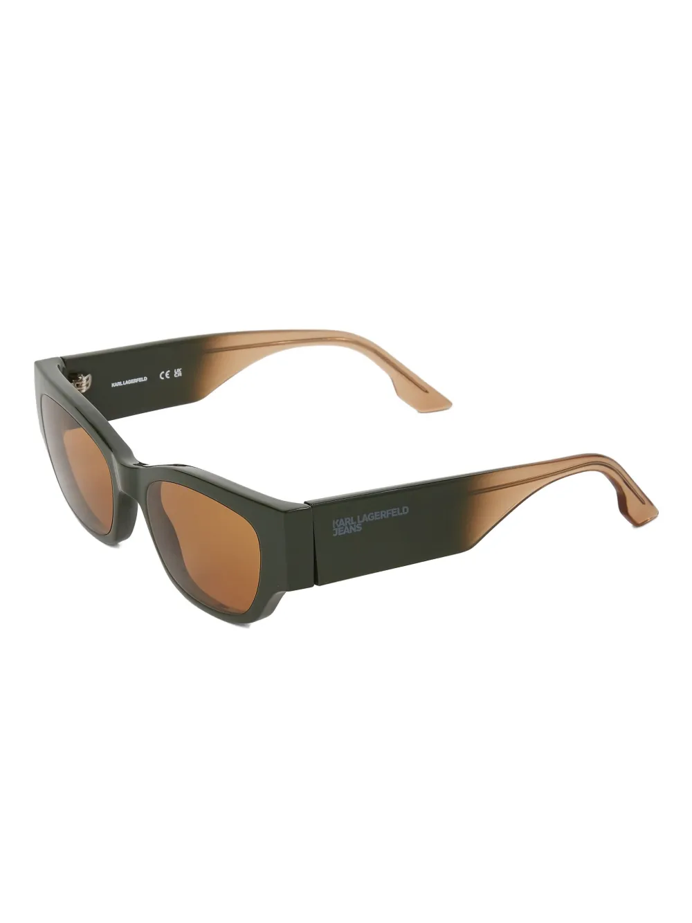  Karl Lagerfeld Jeans Rectangular Sunglasses - Green 