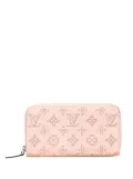 Louis Vuitton Pre-Owned 2021-2025 Monogram Mahina Zippy Wallet long wallets - Pink