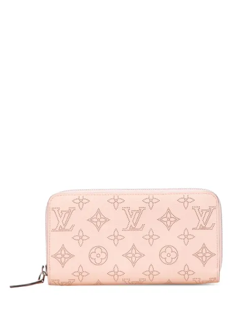 Louis Vuitton Pre-Owned 2021-2025 Monogram Mahina Zippy Wallet long wallets