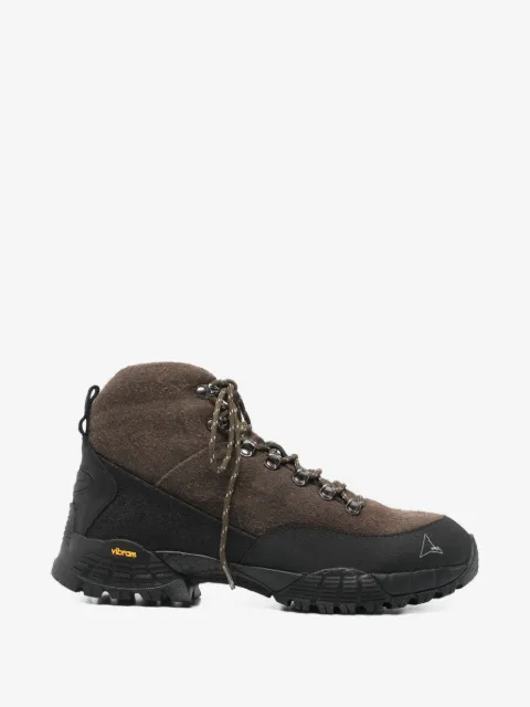 ROA lace-up lug-sole boots