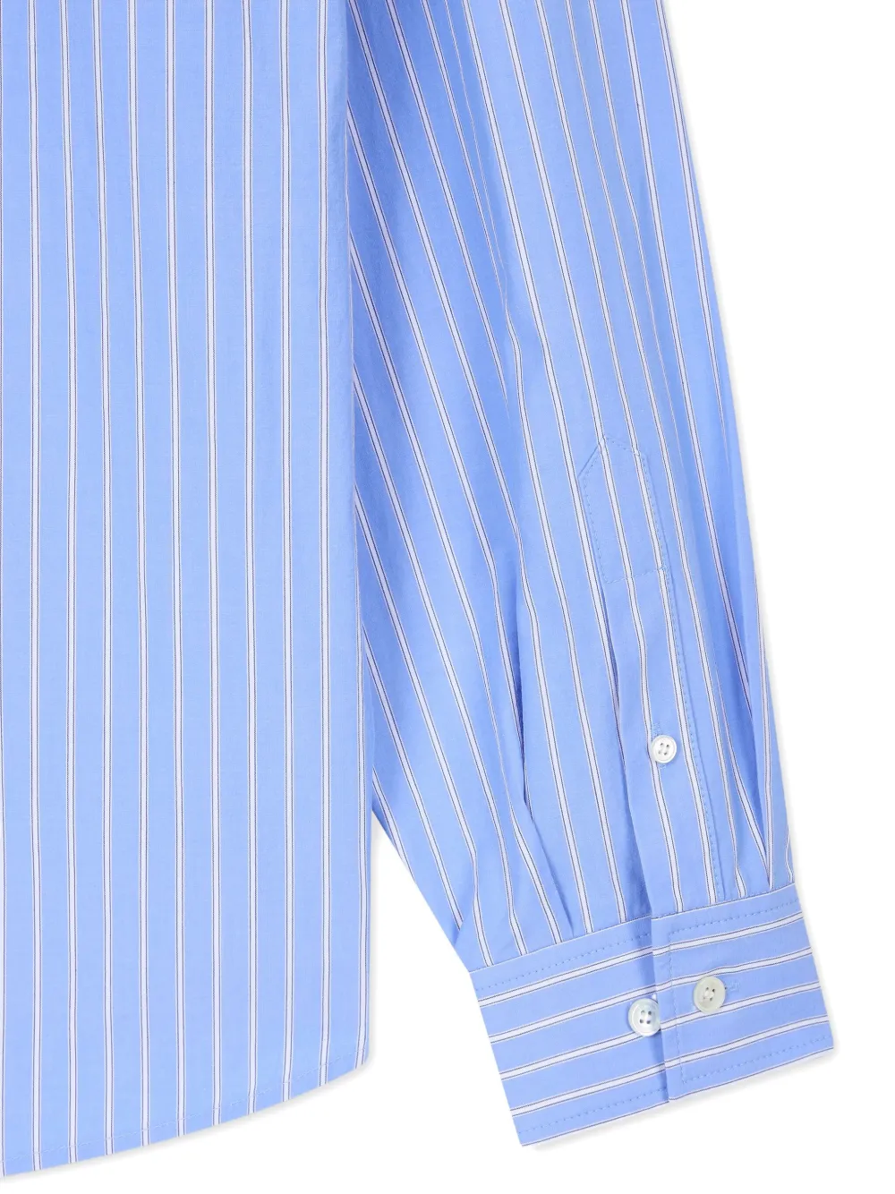 STUDIO TOMBOY Gestreept katoenen overhemd Blauw