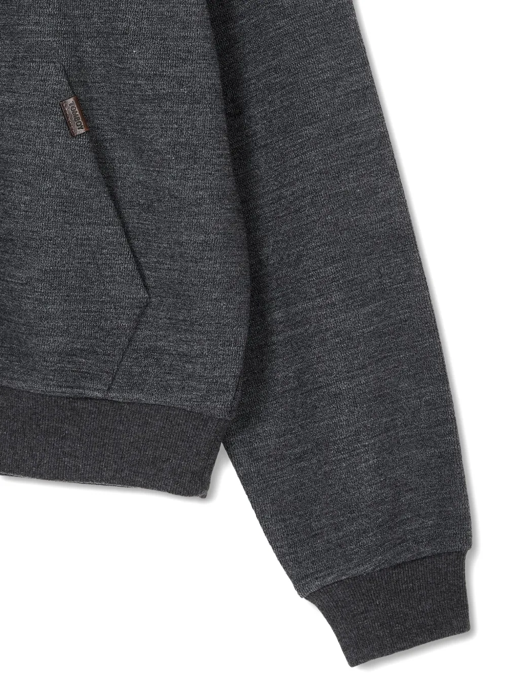 Studio Tomboy Mélange-effect Hoodie In Gray