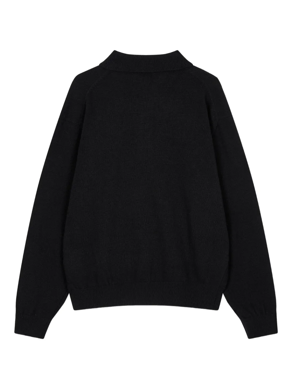 STUDIO TOMBOY long-sleeve polo shirt - Zwart
