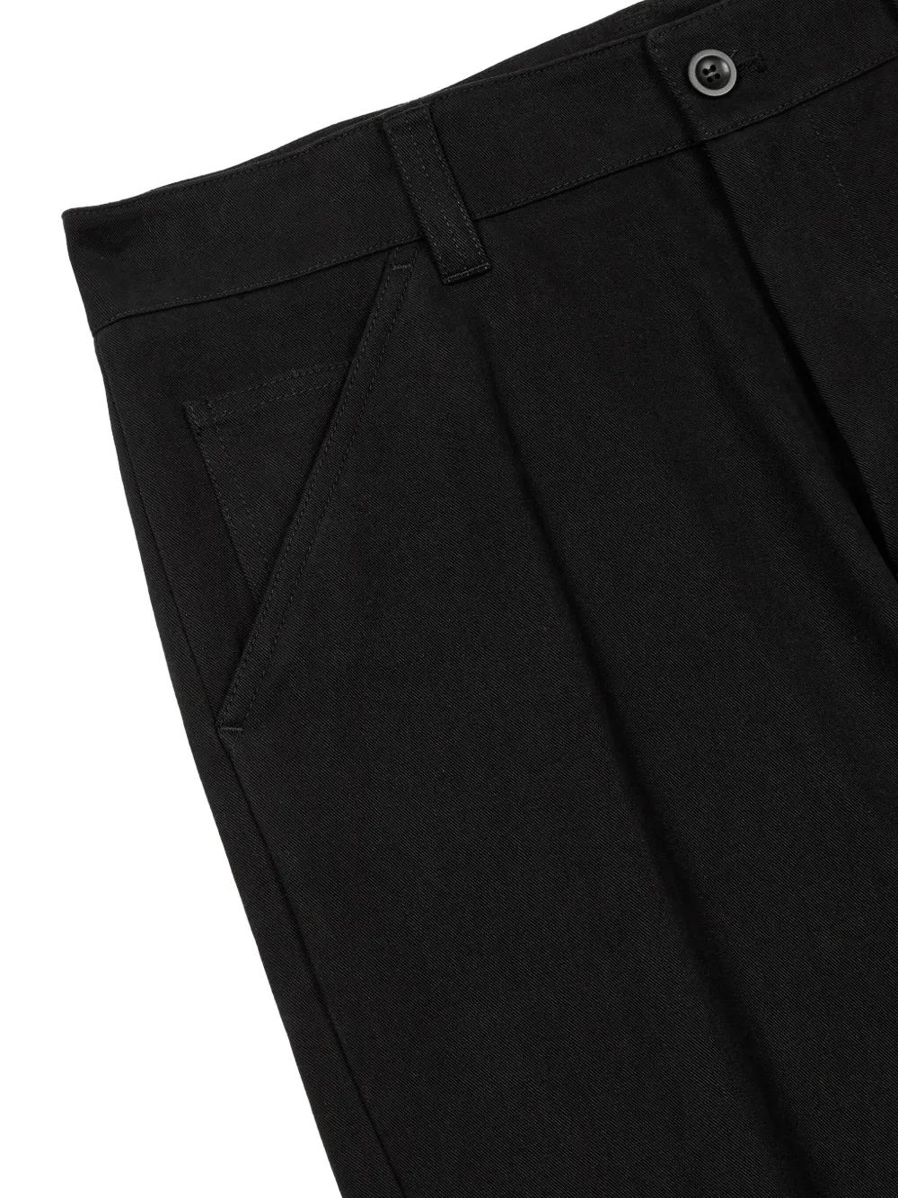 Studio Tomboy Button-fly Pants In Black