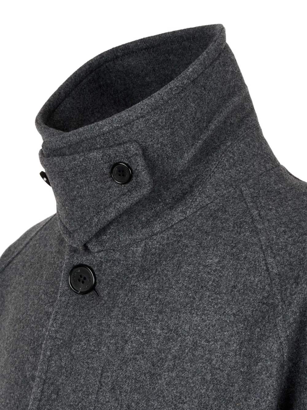 Studio Tomboy Belted Wool Coat In Gray