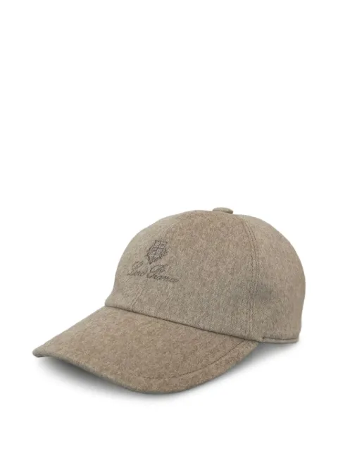 Loro Piana logo-embroidered wool cap