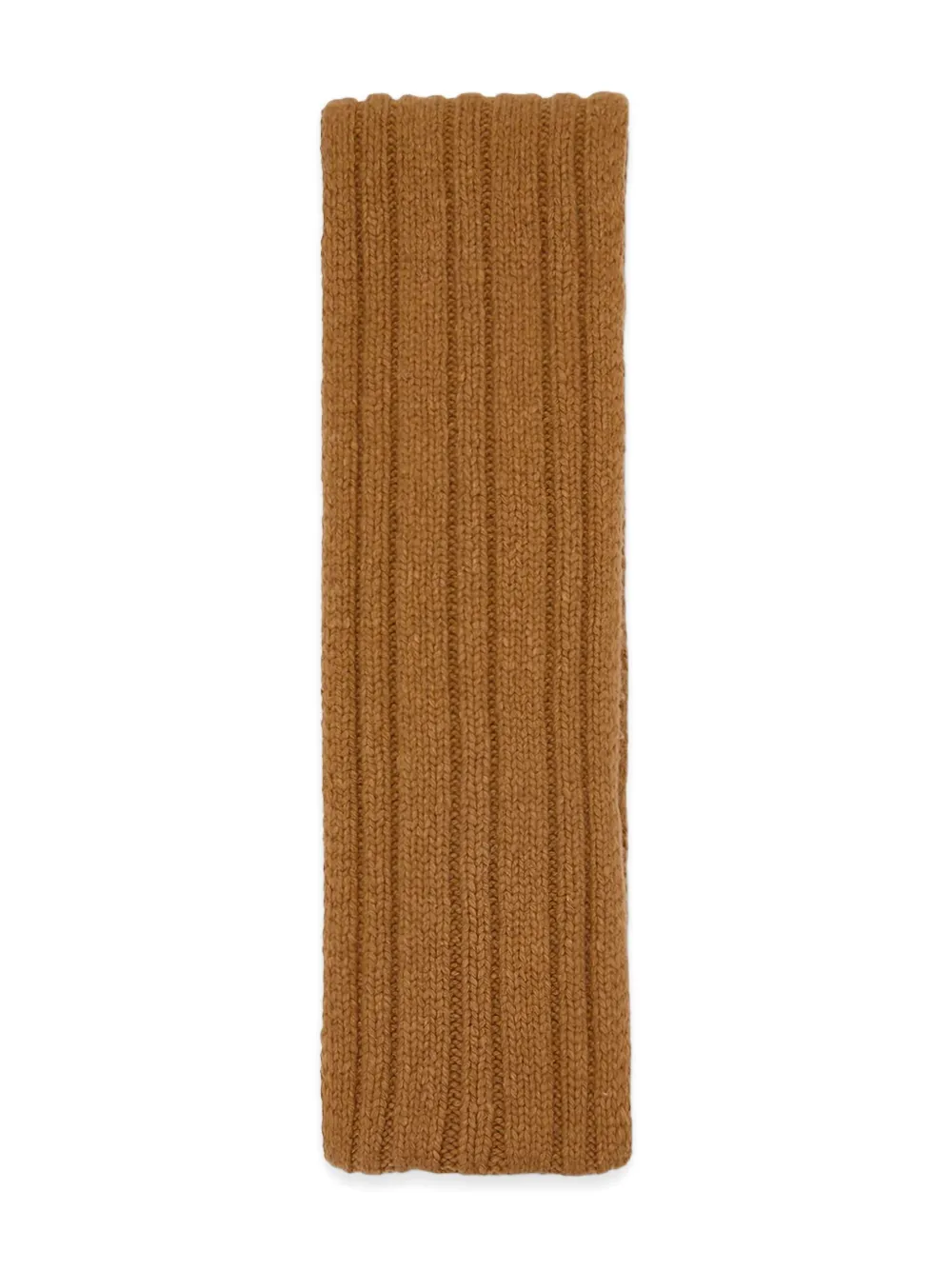 The Row Sciarpa Amos in lana a coste - Marrone