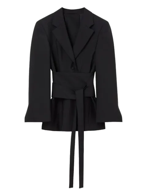 Róhe blazer con mangas anchas y cinturón