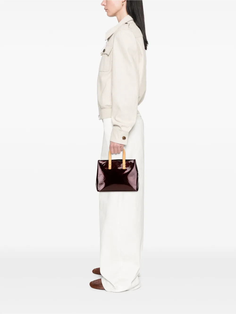 Louis Vuitton Pre-Owned 2007 Monogram Vernis Reade PM handbag | Pre-Owned | Image 2
