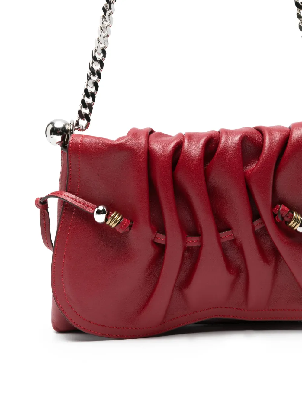 Isabel Marant Bolton Chain-strap Shoulder Bag In Red