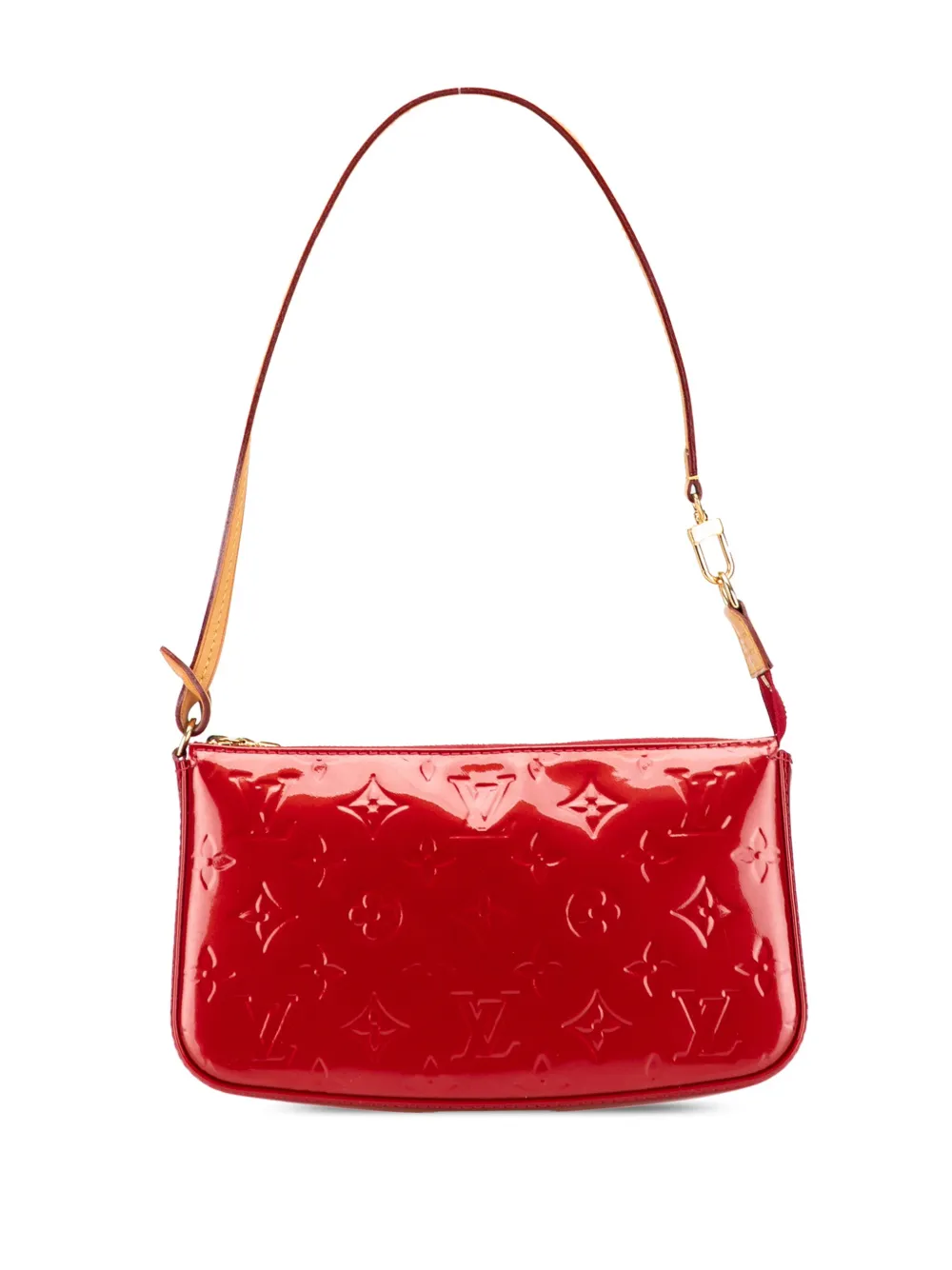 Louis Vuitton Pre-Owned 2013 モノグラム ヴェルニ ポシェット アクセソワール ショルダーバッグ - レッド Louis Vuitton Pre-Owned 2013 モノグラム ヴェルニ ポシェット アクセソワール ショルダーバッグ - レッド