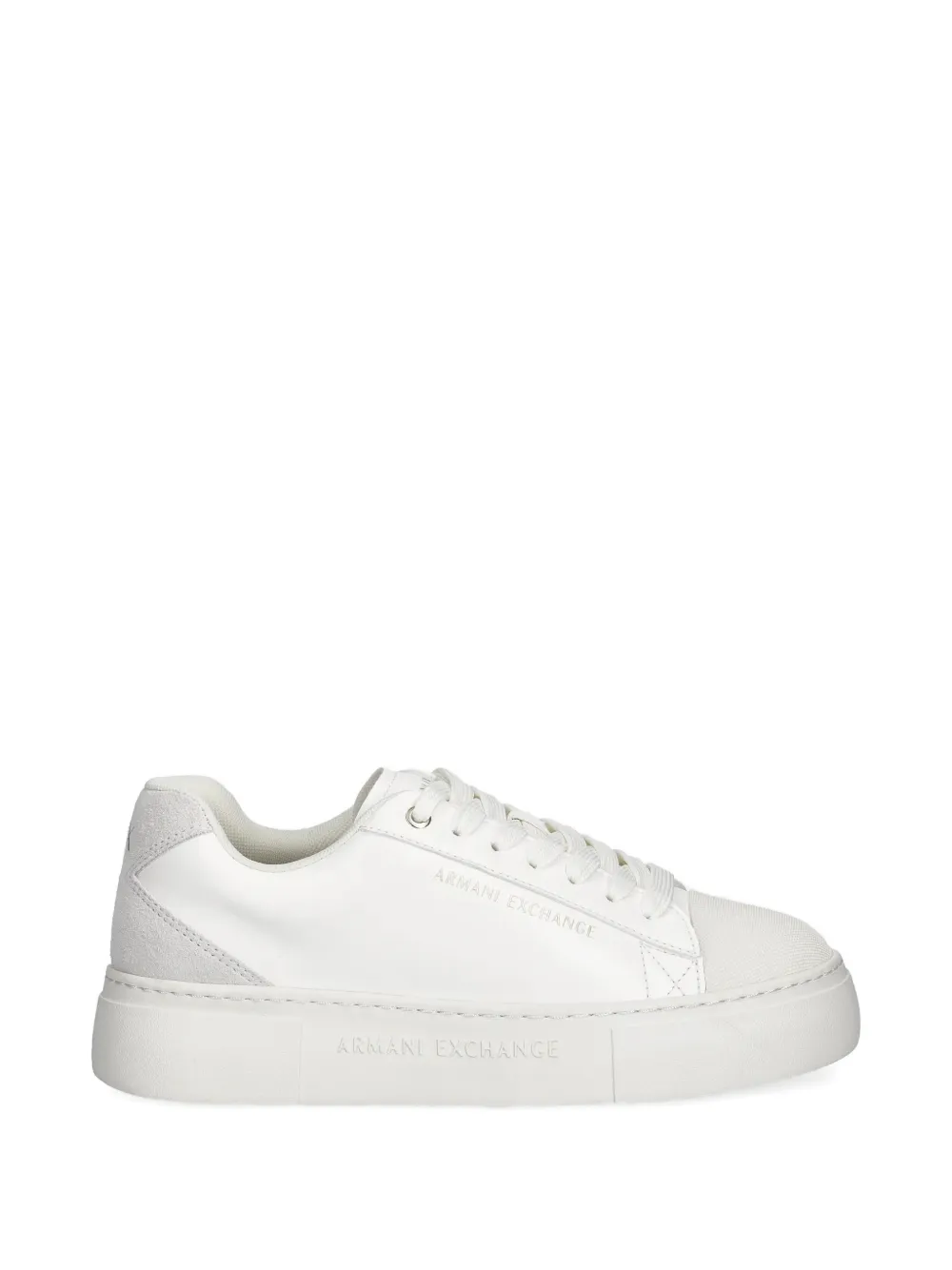 Armani Exchange Sneakers met logo Wit