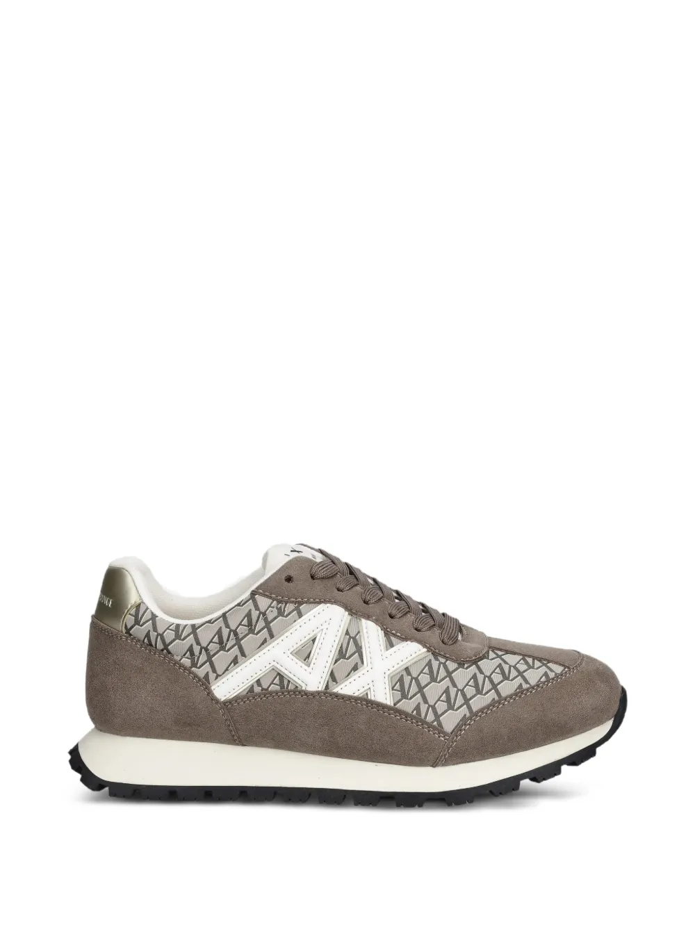 Armani Exchange Sneakers met logo Bruin