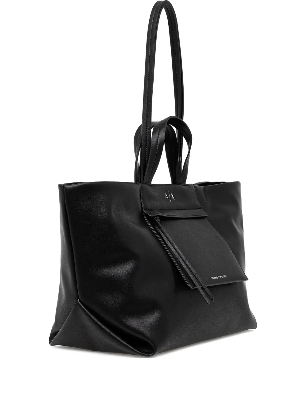 Armani Exchange snap-button-fastening tote bag - Zwart