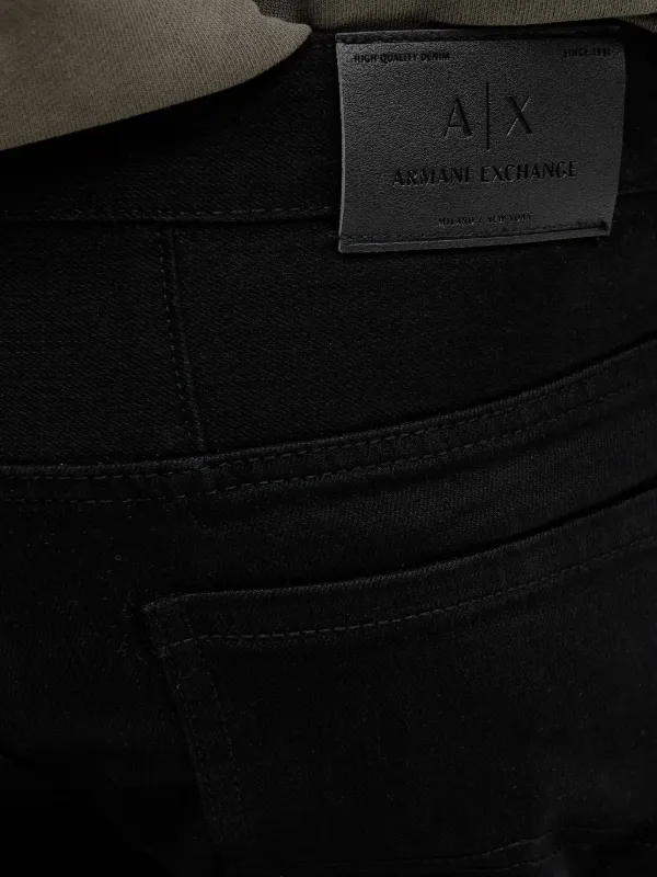 Armani Exchange スキニージーンズ | ブラック | FARFETCH JP