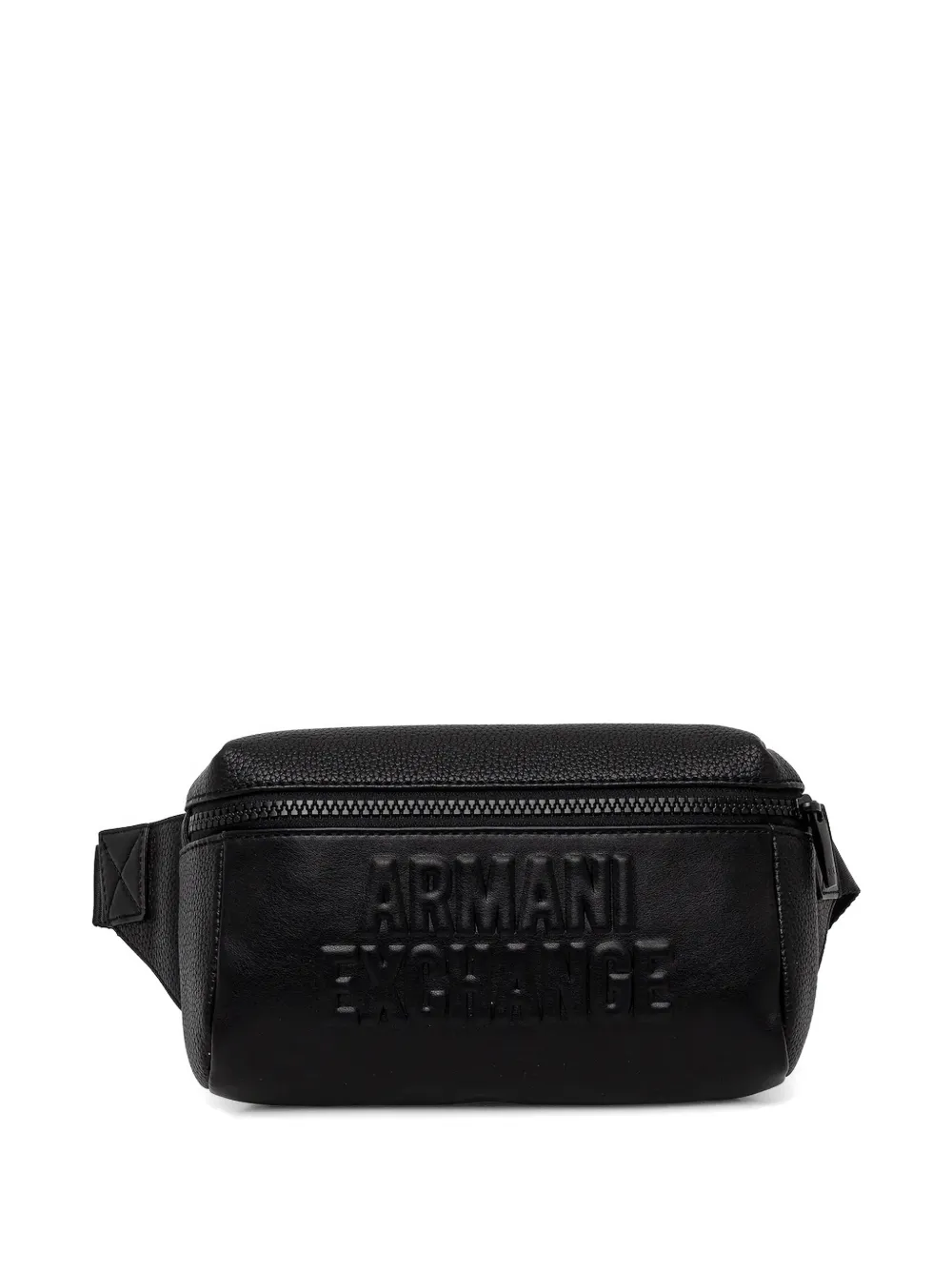 Armani Exchange embossed logo belt bag - Nero