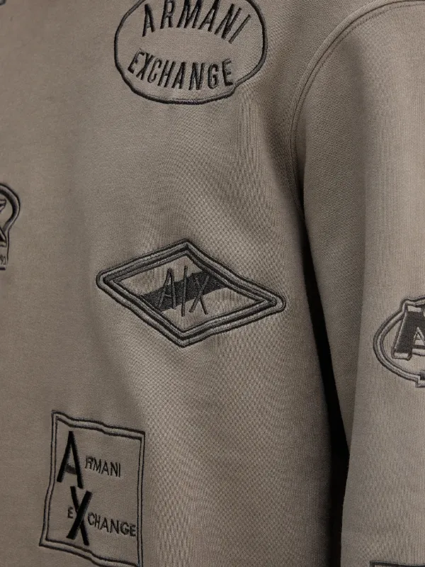 Armani Exchange ロゴ スウェットシャツ | グレー | FARFETCH JP