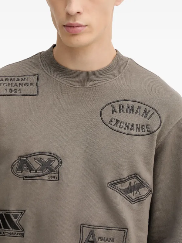 Armani Exchange ロゴ スウェットシャツ | グレー | FARFETCH JP