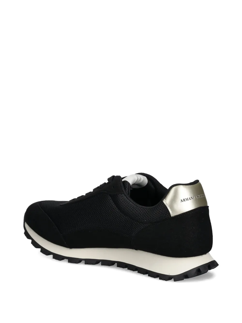 Armani Exchange logo-detail sneakers Zwart