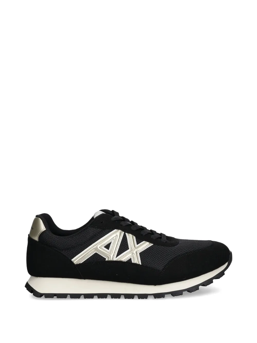 Armani Exchange logo-detail sneakers Zwart