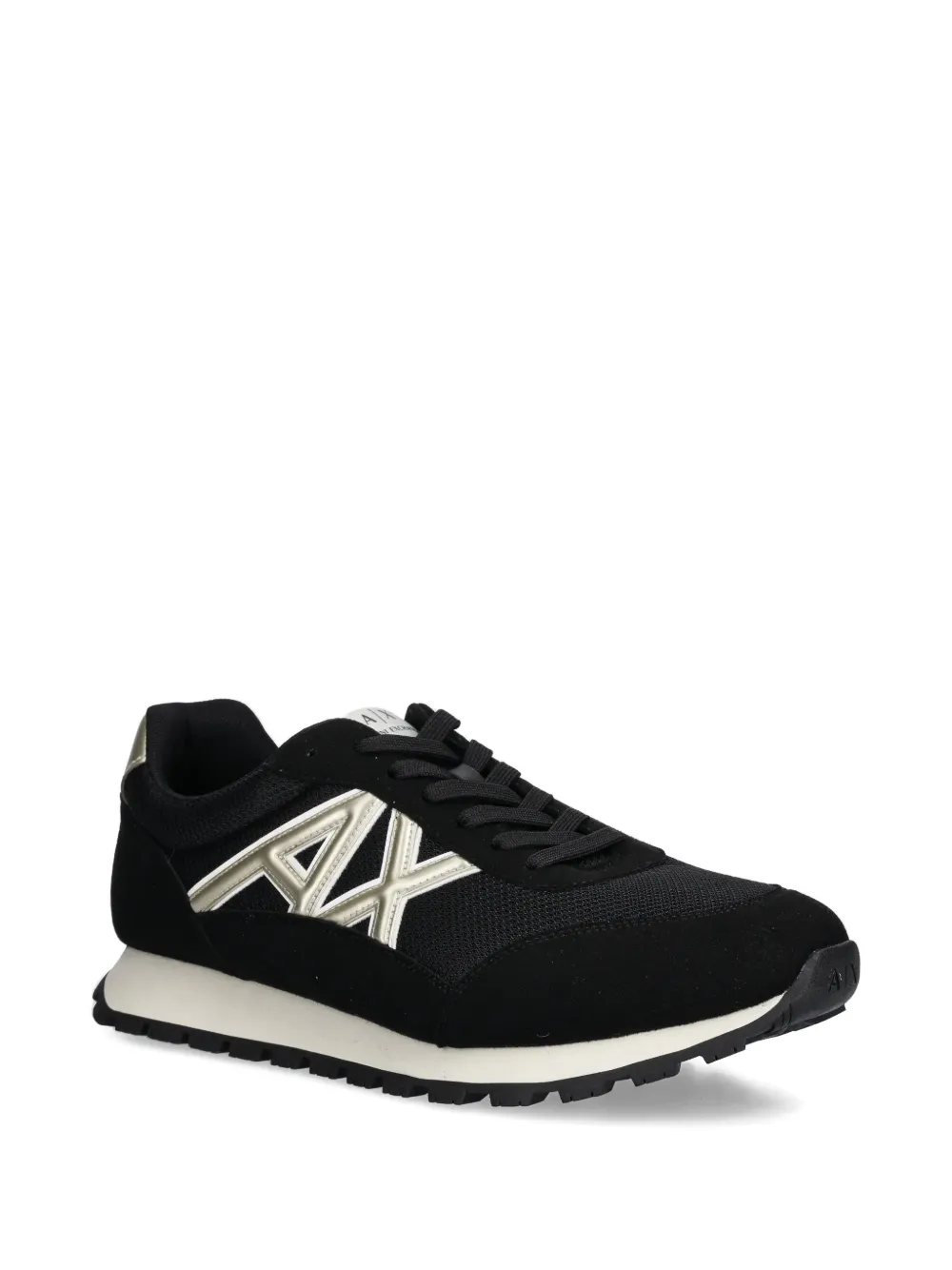 Armani Exchange logo-detail sneakers Zwart