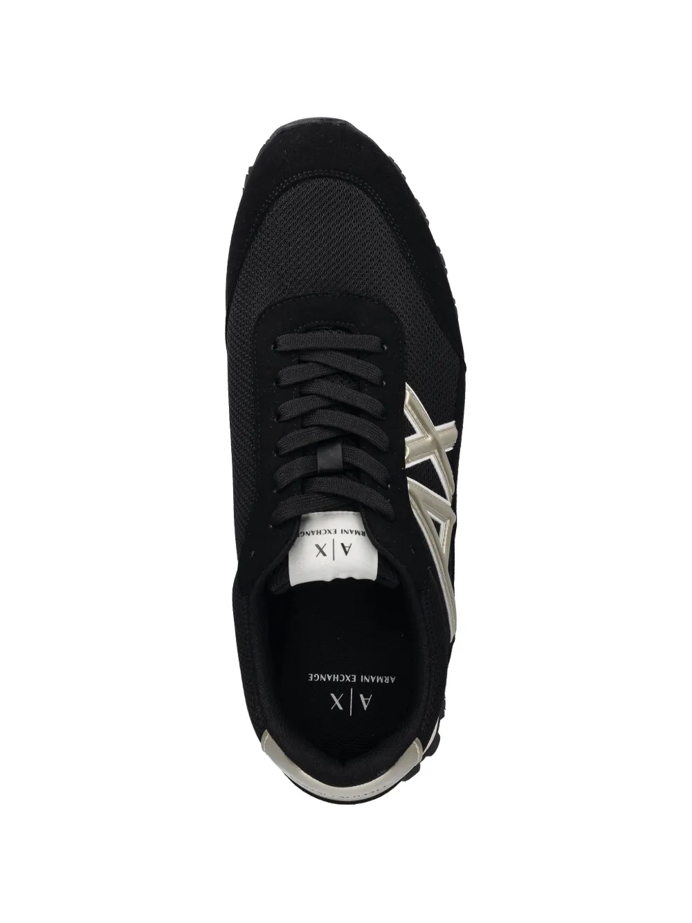 Armani Exchange logo-detail sneakers Zwart