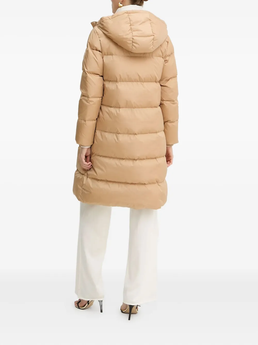 Armani Exchange Gewatteerde jas Beige