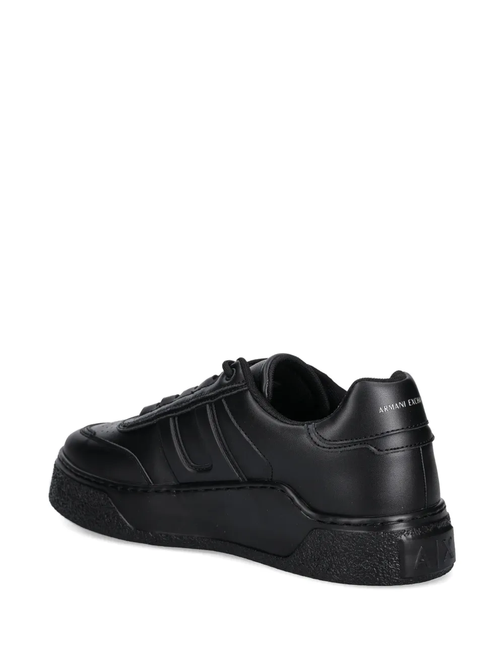 Armani Exchange logo-detail sneakers Zwart