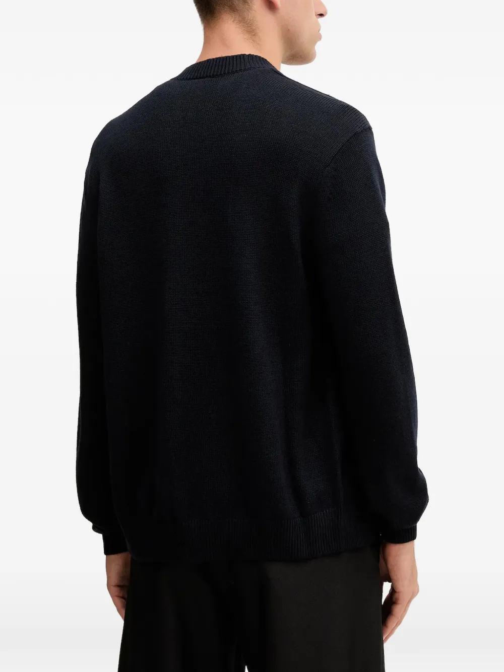  Armani Exchange V-neck Cardigan - Blue 