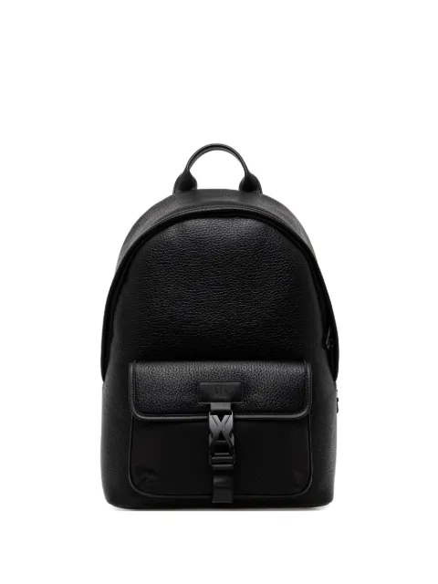Armani Exchange mochila texturizada con hebilla