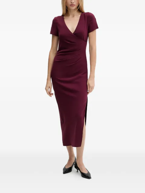 Armani Exchange V-neck midi dress