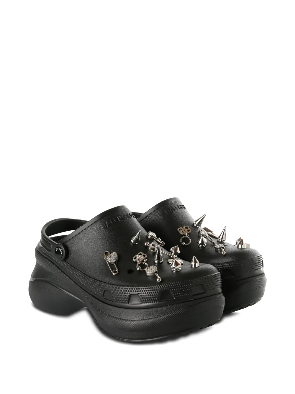 Balenciaga x Crocs Jibbitz™ mules - Zwart