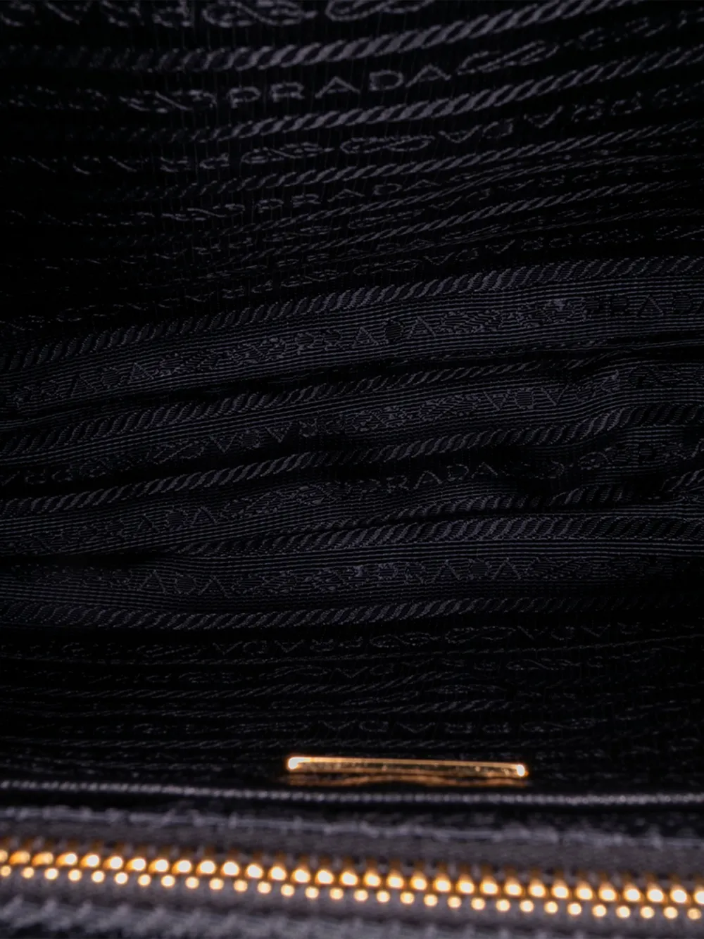 Pre-owned Prada 2000-2013 Saffiano Trimmed Tessuto Crossbody Bag In Black