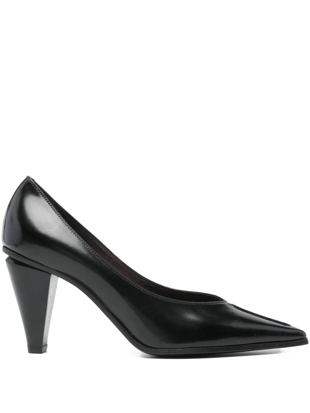 Roberto Festa pointed-toe leather pumps Black
