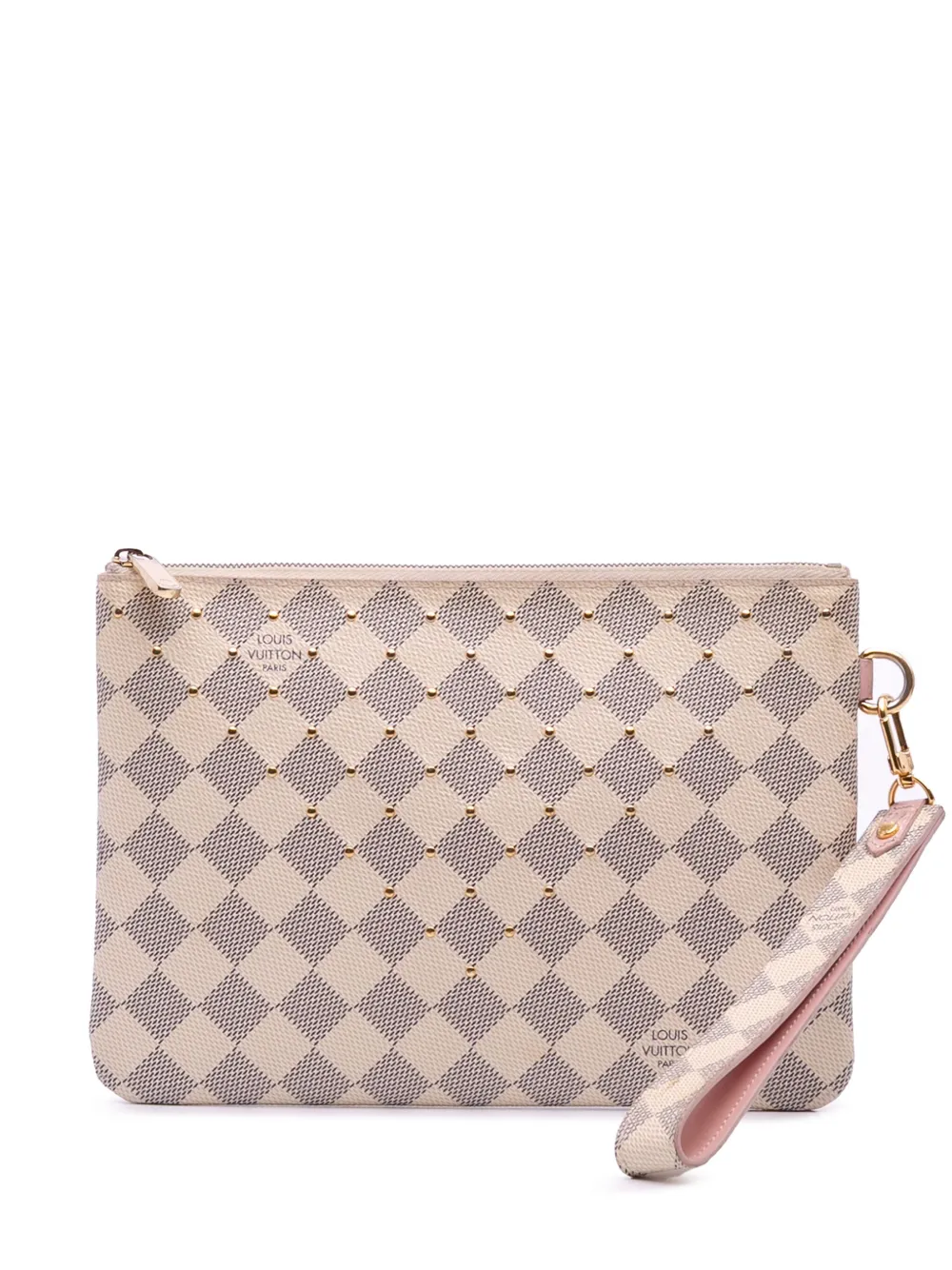Louis Vuitton Pre-Owned 2019 Damier Azur City Pouch clutch bag | White | Image 1