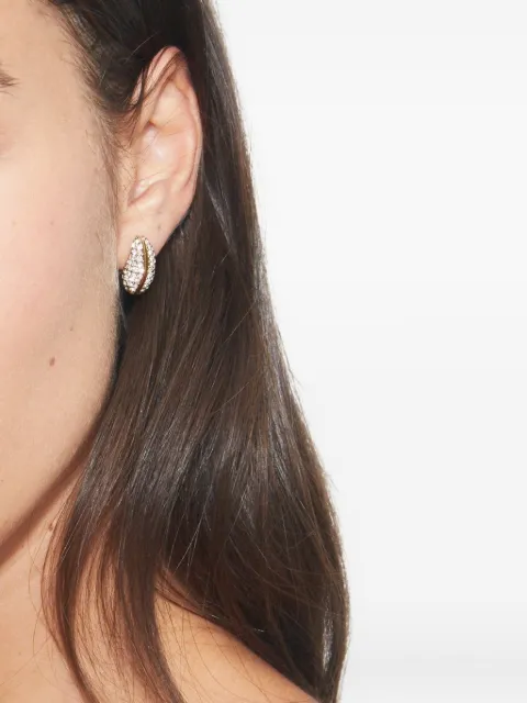 Tory Burch wave pavé earrings